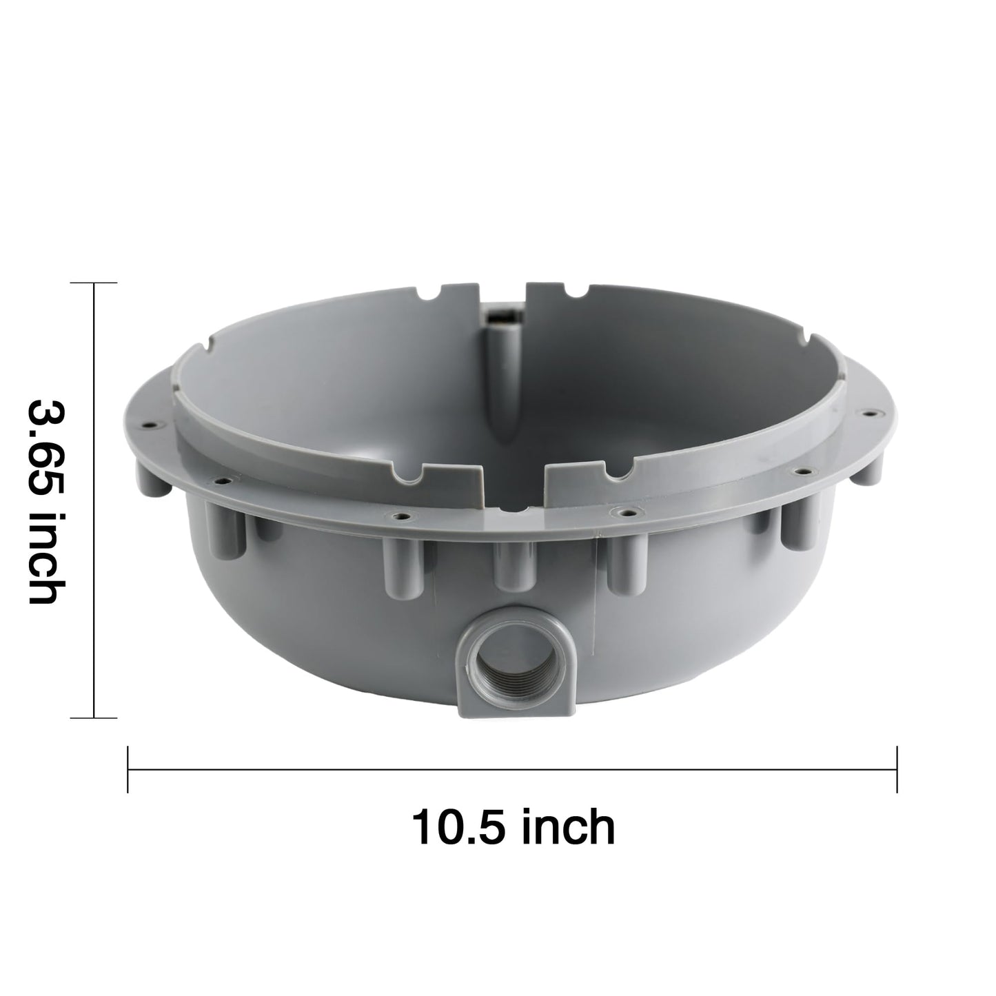 10-Inch Pool Light Niche, Pool Niche for Concrete Pools & Spas