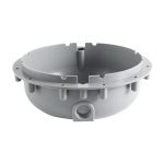 FOXLUX 10-Inch Pool Light Niche for Concrete Pools and Spas, Gray