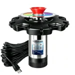 Pond Fountain Aerator, LED RGB Aerator Floating Fountain Light, 750W 1HP 15000 GPH Floating Pump,IP68,For Ponds & Lakes