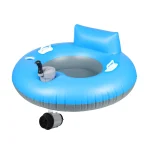 Motorized Pool Float, Rechargeable Motorized Floats with Cup Holder – Single Motor Heavy Duty Electric Lounger Raft for Adults & Kids, Pool, Lake & Party Use